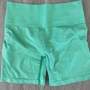 Oner Active Mint Green High-Rise Bike Shorts